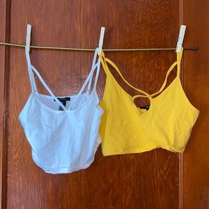 Cropped Strappy Tanks (2)